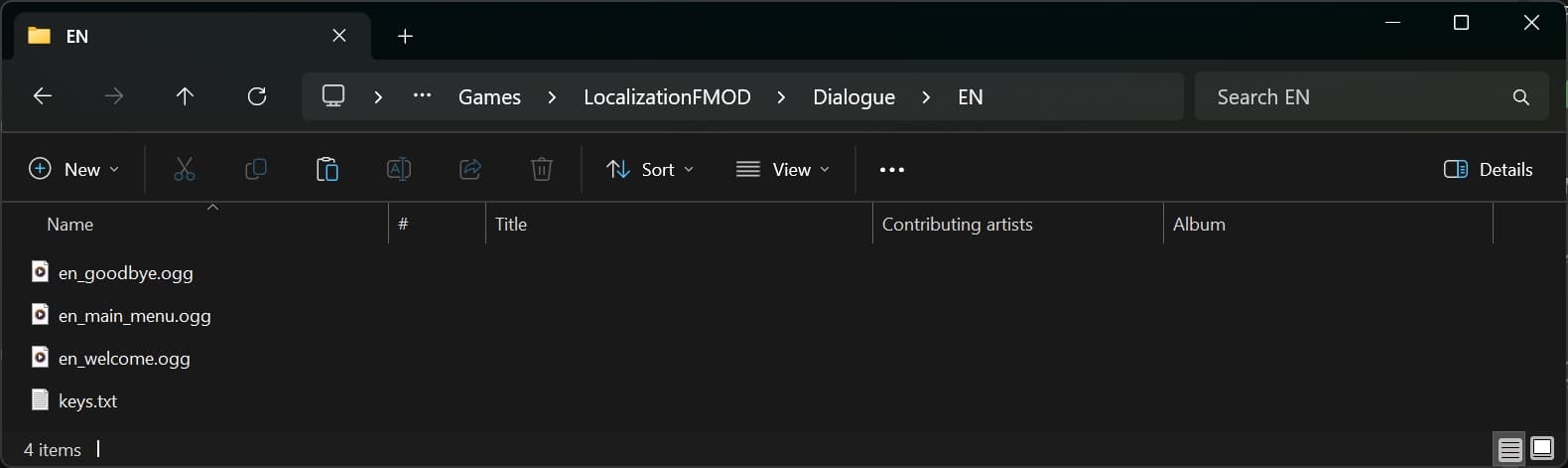 Locales folder