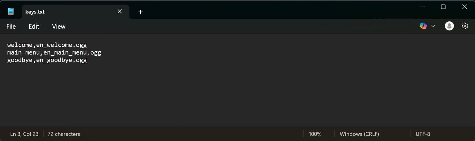 keys.txt content